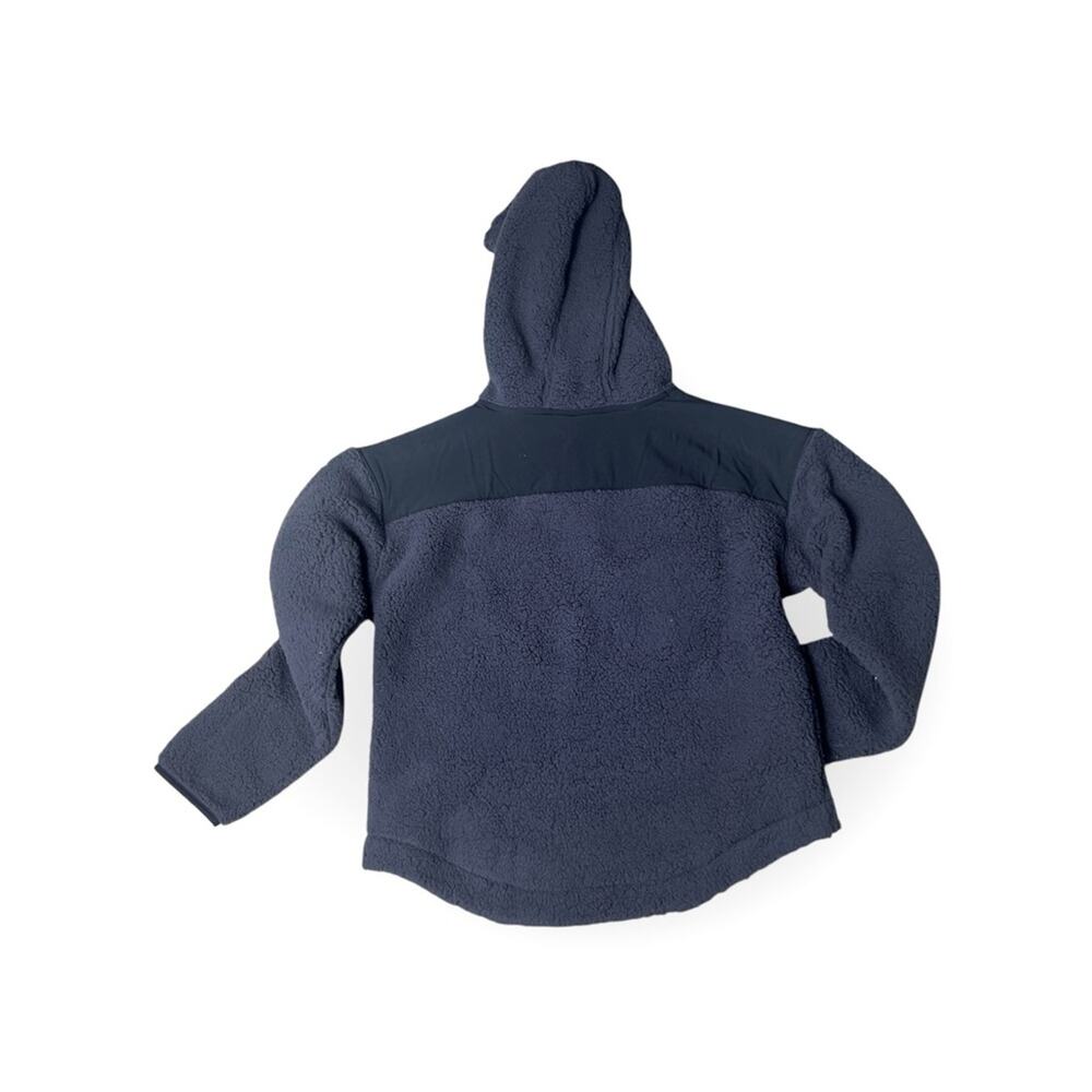 Under Armour Women's UA Sherpa Fleece Pullover Dark Gray Hooded Jacket - Picture 2 of 8